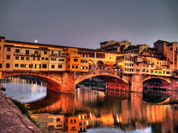  Мост с домами во Флоренции - самый необычный мост в мире