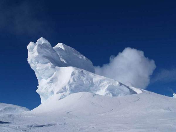 Ледяные башни Эребуса, Антарктида